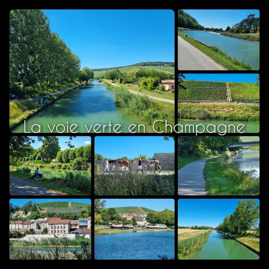 Enjoy En Champagne Maison Calme Au Milieu Du Vignoble Avec Parking Gratuit Dormans Exterior foto